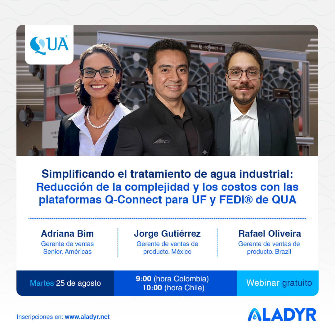 Featured Image for “Simplificando el tratamiento de agua industrial: Reducción de la complejidad y los costos con las plataformas Q-Connect para UF y FEDI® de QUA”